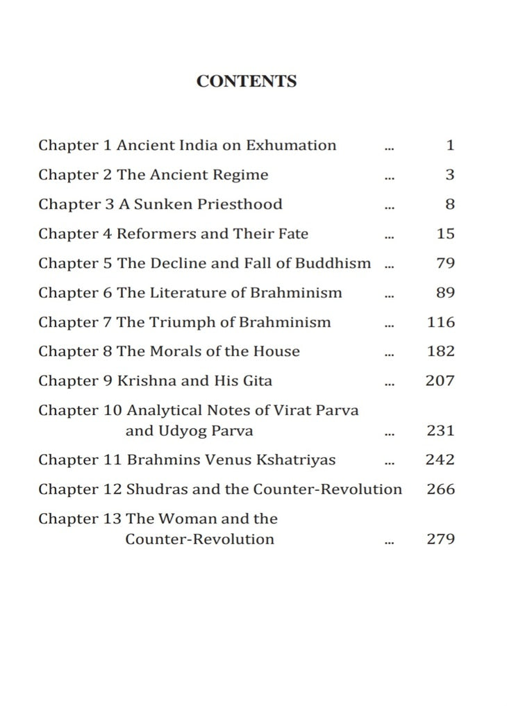 Revolution and Counter Revolution In Ancient India - Mulnivasi eBooks 