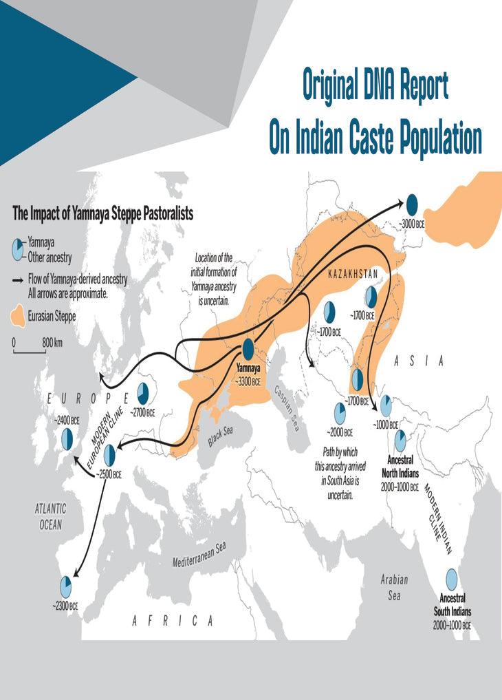Original DNA Report Of Indian Caste Population (eBook) - Mulnivasi eBooks 