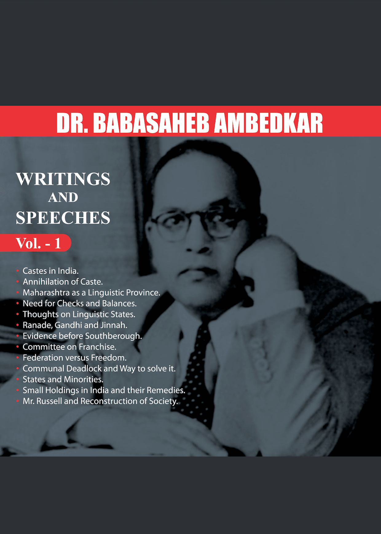 Dr. Babasaheb Ambedkar Writings & Speeches Vol 1 – Mulnivasi EBooks