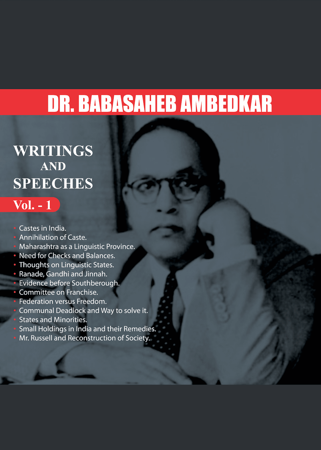 Dr. Babasaheb Ambedkar Writings & Speeches Vol 1 - Mulnivasi eBooks 