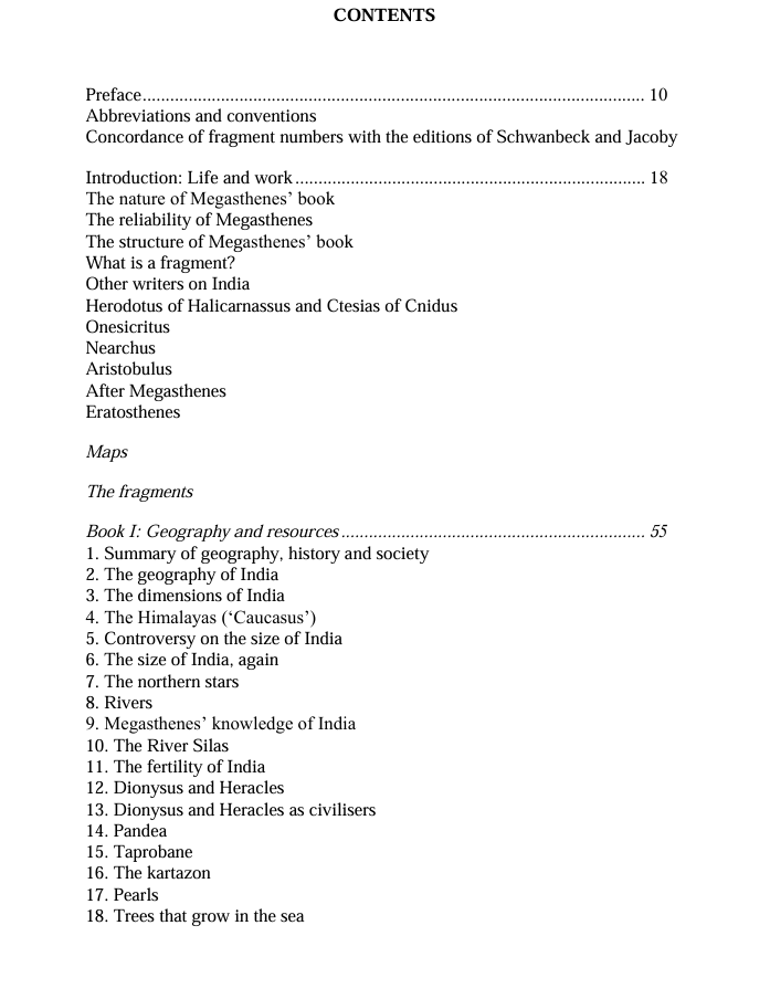 Megasthenes' Indika (eBook/PDF)