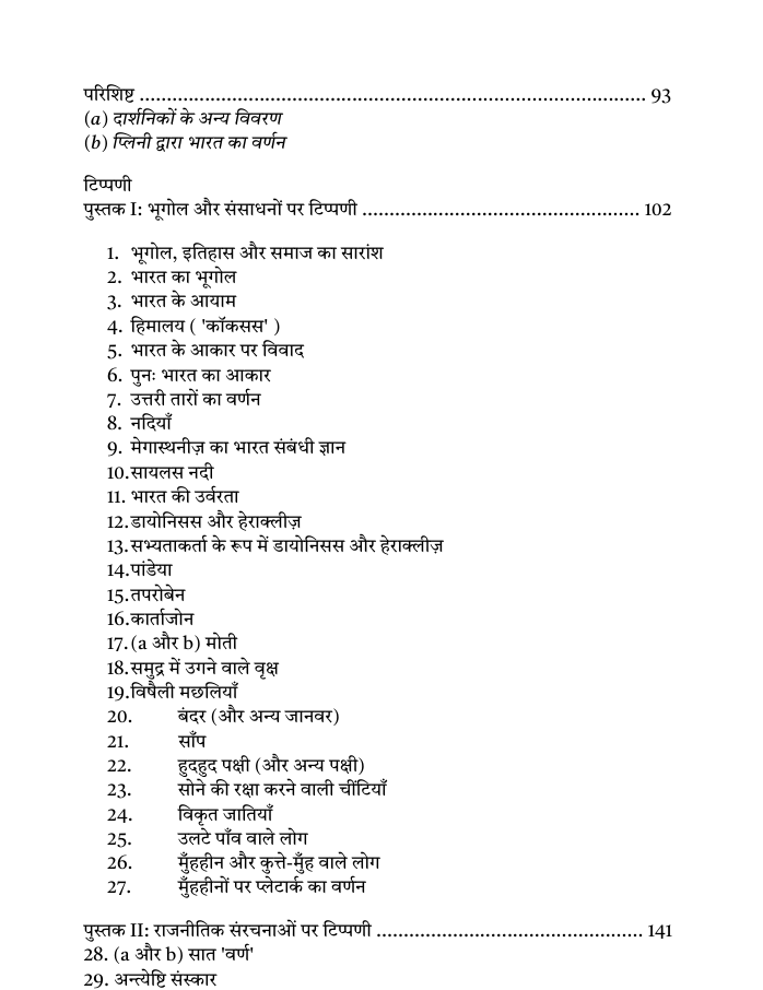 Megasthenes Ka Bharat Varnan (eBook/PDF)